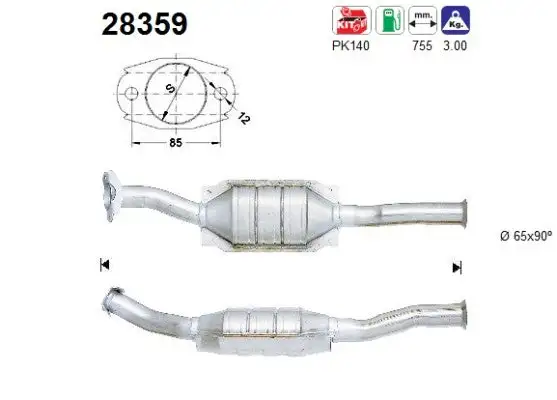 Catalyseur AS  28359