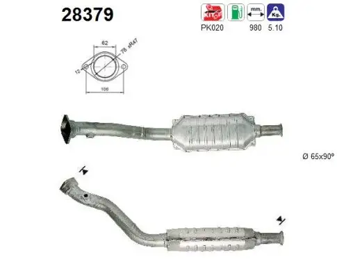 Catalyseur AS  28379