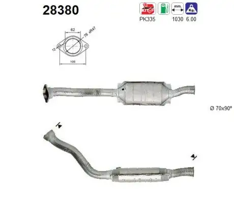 Catalyseur AS  28380