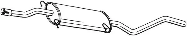 Silencieux central BOSAL 287-433