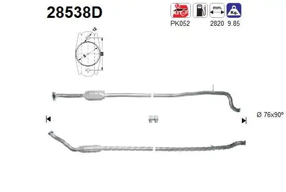 Catalyseur AS  28538D