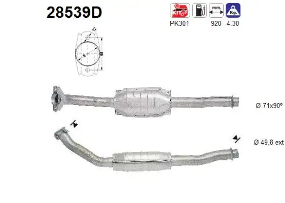 Catalyseur AS  28539D