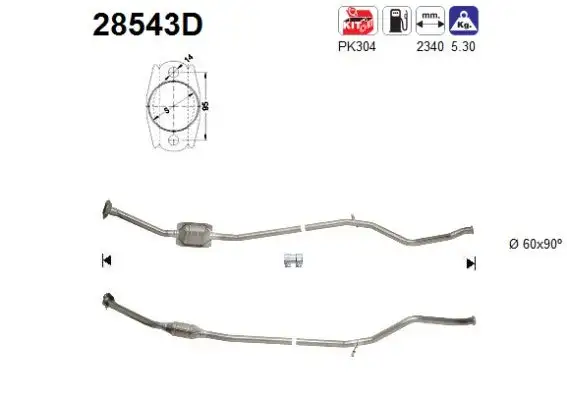 Catalyseur AS  28543D