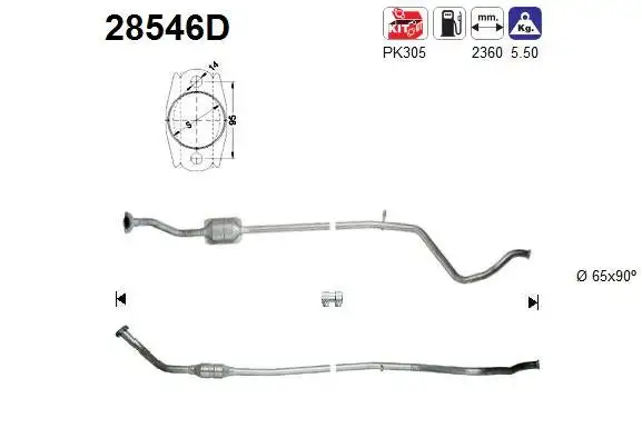 Catalyseur AS  28546D