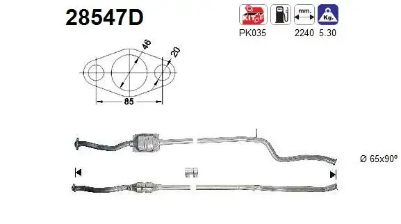 Catalyseur AS  28547D