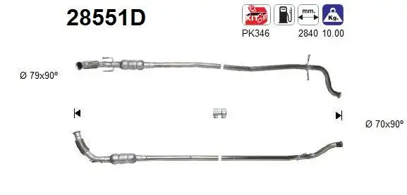 Catalyseur AS  28551D