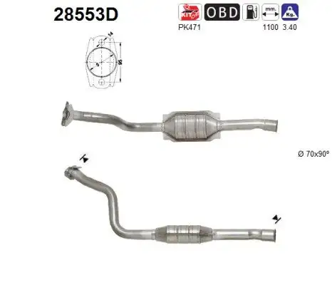 Catalyseur AS  28553D