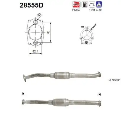 Catalyseur AS  28555D