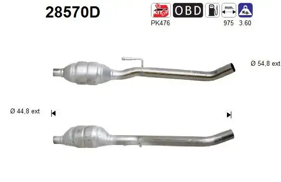 Catalyseur AS  28570D