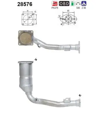 Catalyseur AS  28576