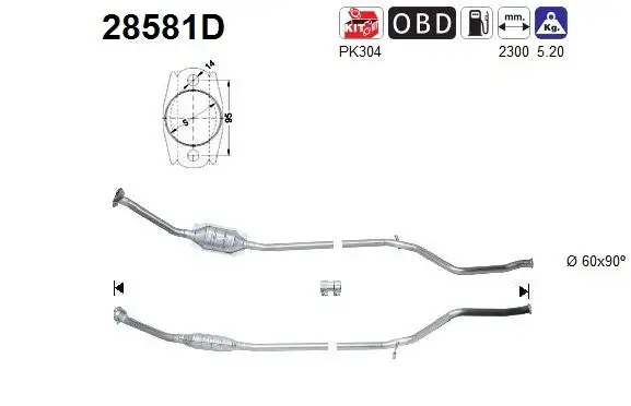 Catalyseur AS  28581D