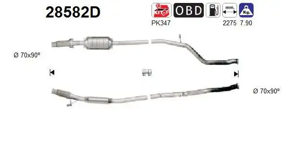 Catalyseur AS  28582D