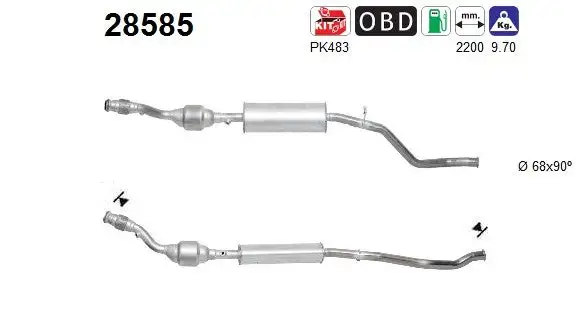 Catalyseur AS  28585