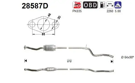 Catalyseur AS  28587D