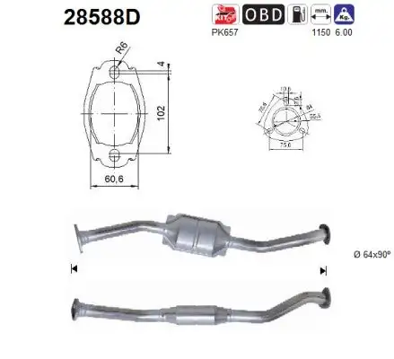 Catalyseur AS  28588D