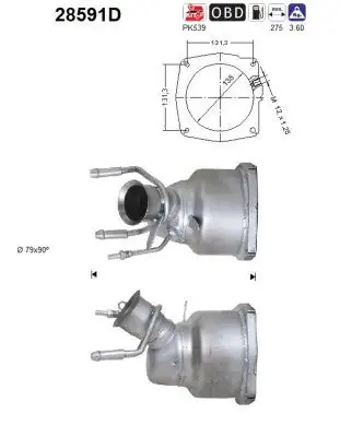 Catalyseur AS  28591D