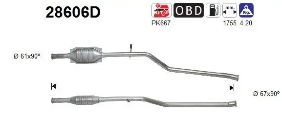 Catalyseur AS  28606D