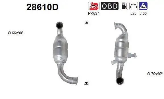 Catalyseur AS  28610D
