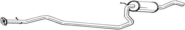 Silencieux central BOSAL 286-241