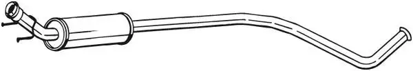 Silencieux central BOSAL 287-287