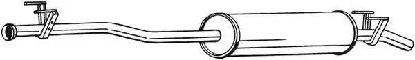 Silencieux central BOSAL 287-355