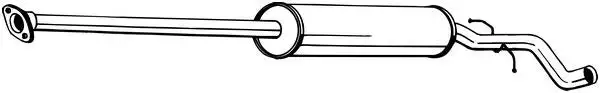 Silencieux central BOSAL 287-513