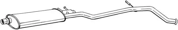 Silencieux central BOSAL 287-863