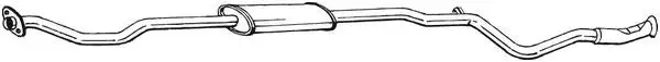 Silencieux central BOSAL 289-003