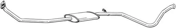 Silencieux central BOSAL 291-891