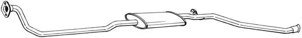 Silencieux central BOSAL 293-111