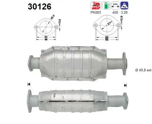 Catalyseur AS  30126