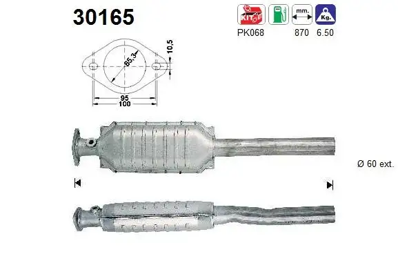 Catalyseur AS  30165