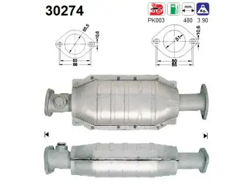 Catalyseur AS  30274