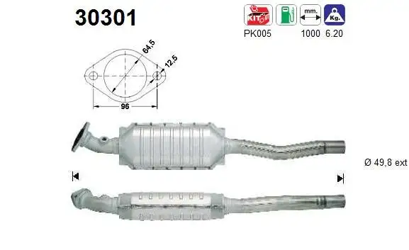 Catalyseur AS  30301