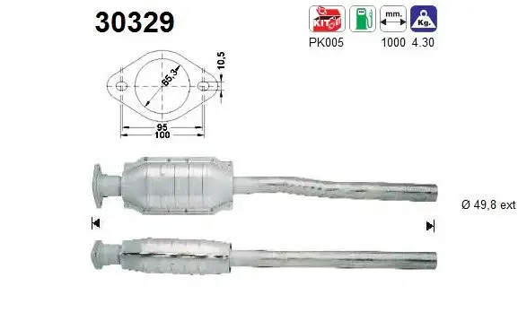 Catalyseur AS  30329