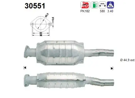 Catalyseur AS  30551
