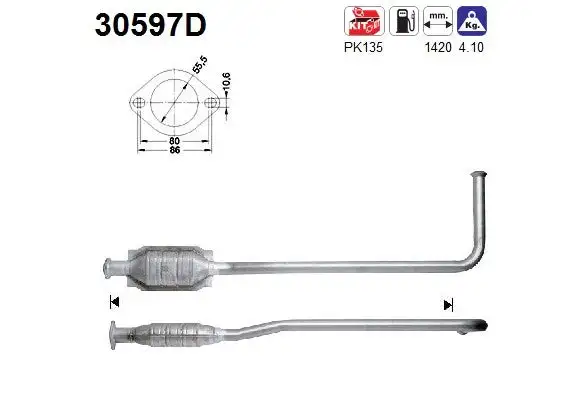 Catalyseur AS  30597D