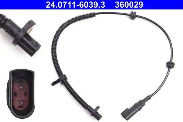 Capteur, vitesse de roue ATE 24.0711-6039.3