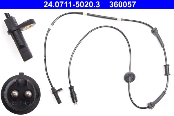 Capteur, vitesse de roue ATE 24.0711-5020.3