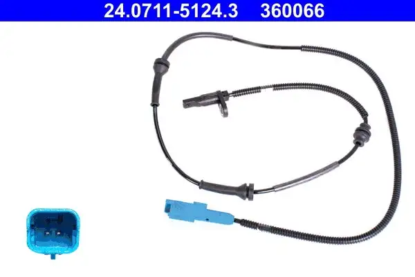 Capteur, vitesse de roue ATE 24.0711-5124.3