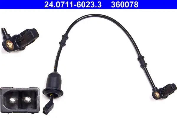 Capteur, vitesse de roue ATE 24.0711-6023.3