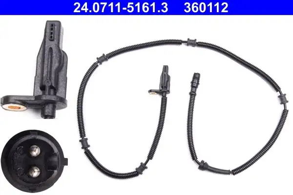 Capteur, vitesse de roue ATE 24.0711-5161.3