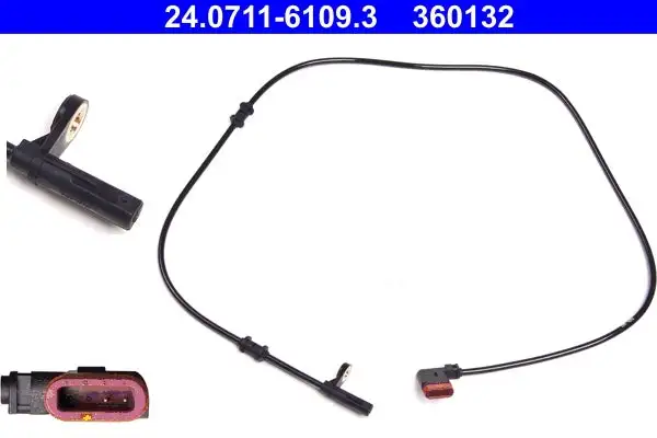 Capteur, vitesse de roue ATE 24.0711-6109.3