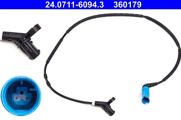Capteur, vitesse de roue ATE 24.0711-6094.3