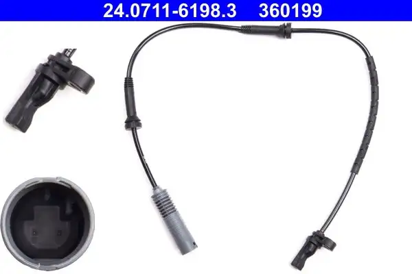 Capteur, vitesse de roue ATE 24.0711-6198.3