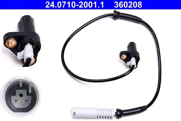 Capteur, vitesse de roue ATE 24.0710-2001.1