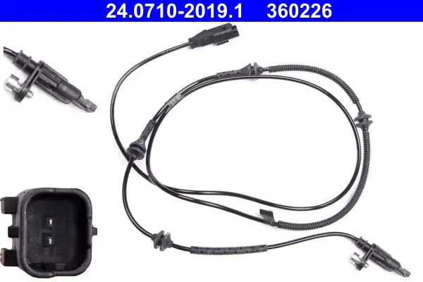Capteur, vitesse de roue ATE 24.0710-2019.1
