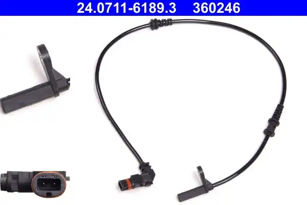 Capteur, vitesse de roue ATE 24.0711-6189.3