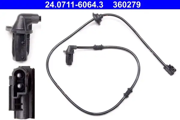 Capteur, vitesse de roue ATE 24.0711-6064.3