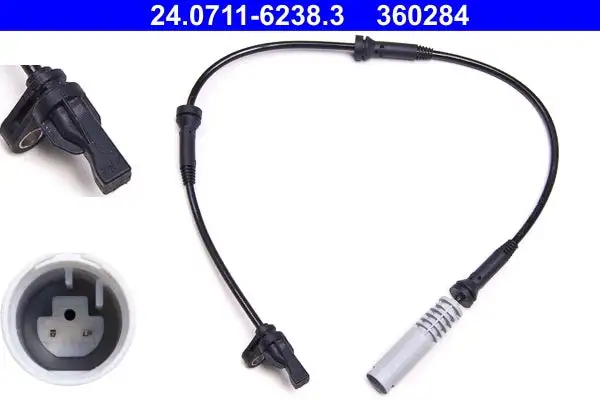 Capteur, vitesse de roue ATE 24.0711-6238.3